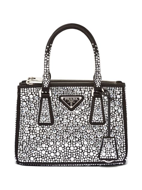 prada crystal bag black|prada swarovski bag.